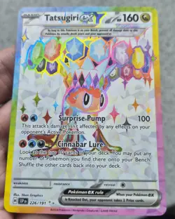Pokemon Card - Tatsugiri - Full Art Ultra Rare - Surging Sparks - 226/191 - NM - Image 3