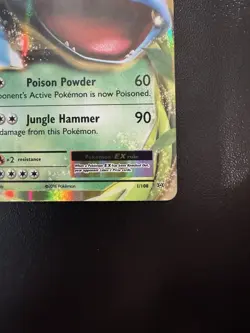 Venusaur EX Ultra Rare XY - Evolutions 1/108 Grass Holo Pokemon Card - Image 5