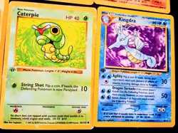 99-2002 Pokemon 1st Edition Non Holo Rare 159 Card Lot Lp Nm NICE Vintage Neo - Image 5