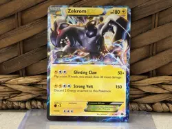 Zekrom EX 51/99 Next Destinies Ultra Rare Holo Pokemon Card LP TCG White - Image 1