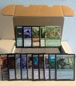 500 MTG Cards Commons Uncommons Bulk Lot + 10 foils and 5 rares - Image 1