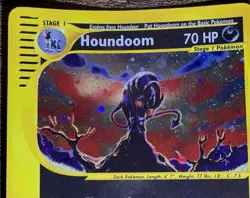 Pokemon Aquapolis Houndoom H11 2003 Card LP - Image 3