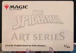 x1 Friendly Neighborhood - Art Series MTG Marvel's Spider-Man M/NM, 2/54 - Image 2