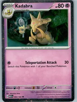 Kadabra - (Cosmos Holo) Promo Miscellaneous Cards & Products 064/165 NM - Image 1