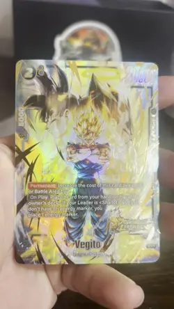 Dragon Ball Super Fusion World Card Game Vegito FS09-16 SR Alternate Art - Image 2