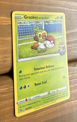 Grookey On the Ball Promo Card 003/005 Futsal Promo Pokemon TCG B - Image 2