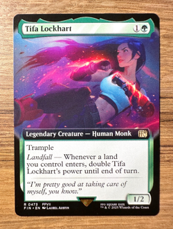 Magic MTG Final Fantasy Tifa Lockhart #473 FIN *NON-FOIL* Extended Art Rare - Image 1