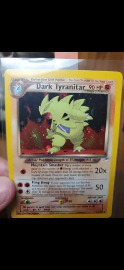 Dark Tyranitar Rare Holo Foil Pokemon Neo Destiny 11/105 - Image 1