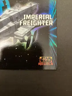 2015 Topps Star Wars Rebels - Imperial Freighter Foil Card - Image 4