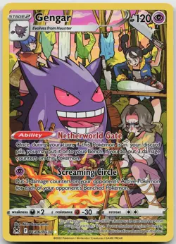 GENGAR TG06/TG30 HOLO LOST ORIGIN TRAINER GALLERY POKEMON HOLO NM/M - Image 1