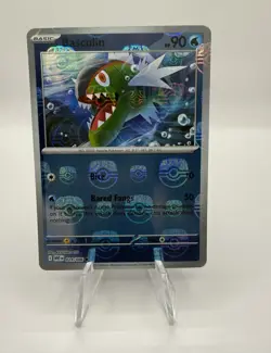 Pokemon TCG Basculin Master Ball Pattern 024/086 SV: White Flare Holo English - Image 1