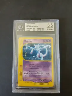 Pokemon BGS 5.5 Ex-Nm Wotc Mewtwo 2002 Expedition Holo # 20/165 Old Vintage - Image 1