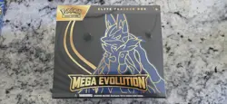 Mega Evolution Elite Trainer Box ETB Lucario Pokemon TCG Factory Sealed - Image 1