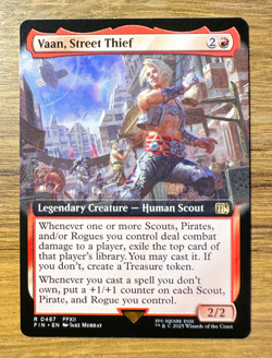 Magic MTG Final Fantasy Vaan, Street Thief #467 FIN *NON-FOIL* Extended Art - Image 1