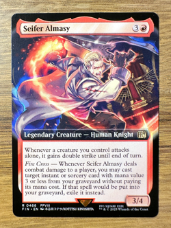 Magic MTG Final Fantasy Seifer Almasy #466 FIN *NON-FOIL* Extended Art - Image 1