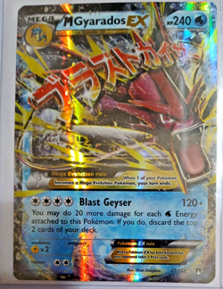Pokemon TCG M Gyarados EX 27/122 BREAKpoint Ultra Rare Full Art Holo NM - Image 1