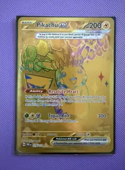 Pokemon TCG Pikachu ex 179/131 Prismatic Evolutions Hyper Rare | Near Mint - Image 1