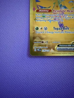 Pokemon TCG Pikachu ex 179/131 Prismatic Evolutions Hyper Rare | Near Mint - Image 5