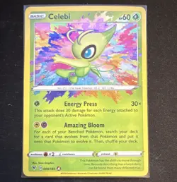 The Pokemon Company Celebi 009/185 Vivid Voltage Holo Amazing Rare Eng 2020 60HP - Image 1