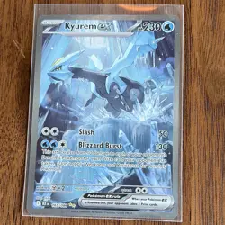 Kyurem ex 165/086 Sv: Black Bolt Special Illustration Rare Full Art Holo English - Image 3