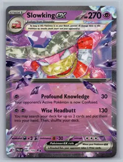 Slowking ex 086/193 Double Rare Paldea Evolved Pokemon Near Mint - Image 1