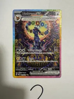 2025 POKEMON PRE EN-PRISMATIC EVOLUTIONS #161 UMBREON EX SIR - Image 2