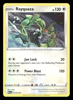Rayquaza 014/015 McDonald's Promos 2024 NM/M Pokemon - Image 1