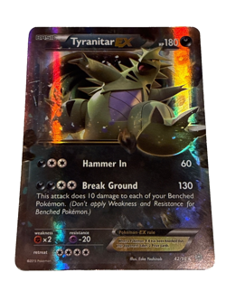 Tyranitar EX 42/98 XY - Ancient Origins Holo Pokemon - Image 1