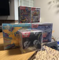 Pokemon Sealed Lot Ascended Chaos ETBs Prismatic Phantasmal Bundles Booster Box - Image 1