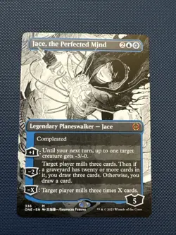 MTG Jace, the Perfected Mind (Borderless) - Phyrexia: All Will Be One (ONE) NM - Image 1