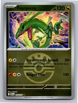 Rayquaza (Friend Ball) 153/217 Rare Ascended Heroes Pokemon Reverse Holo NM - Image 1