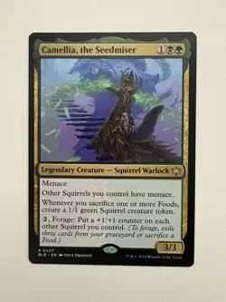 Camellia the Seedmiser MTG Magic the Gathering Card NM Near Mint BLB - Image 1