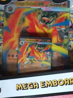 Pokemon TCG : MEGA EMBOAR ex BOX - NEW & SEALED - Image 2
