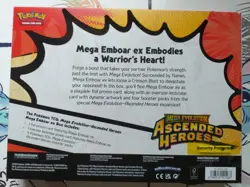 Pokemon TCG : MEGA EMBOAR ex BOX - NEW & SEALED - Image 4