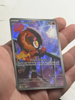 Charcadet MEP 022 Phantasmal Flames Pokemon Center Stamped Black Star Promo NM - Image 5