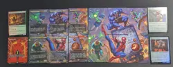 Spiderman MTG 12 Card Borderless Pack with 40+ Card Lot, Fresh Pack Pulls, Mint - Image 1