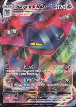 Dragapult VMAX 093/192 Holo VMAX Rare Rebel Clash Pokemon Lightly Played - Image 1