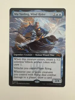 Mu Yanling Wind Rider Borderless MTG Magic the Gathering Card NM Near Mint DFT - Image 1