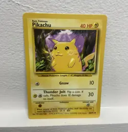 Pokemon TCG Base Set Pikachu 58/102 - Image 1