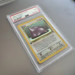 Ditto 1st Edition 1999 Pokemon Fossil 3/62 #3 PSA 9 Mint Holo WOTC - Image 3