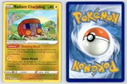 Radiant Charjabug 051/159 Crown Zenith Radiant Rare Pokemon Holo LP - Image 1
