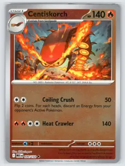 Centiskorch 030/132 Mega Evolution Uncommon Pokemon Reverse Holo LP - Image 2
