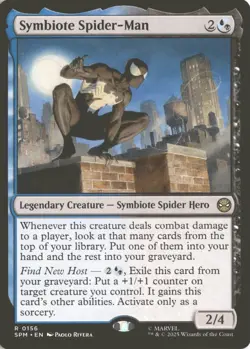 MTG Symbiote Spider-Man (0156) *Non-Foil* Base Rare Spider-Man SPM NM/MT - Image 1