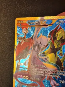 Pokemon Mewtwo EX 163/162 XY BREAKthrough Full Art Secret Rare LP/NM Card - Image 3