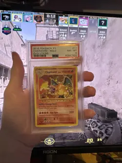 Pokemon Charizard XY Evolutions Holo TCG Card 11/108 PSA 8 - Image 1