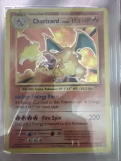 Pokemon Charizard XY Evolutions Holo TCG Card 11/108 PSA 8 - Image 2