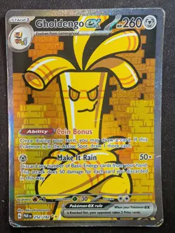 Gholdengo ex - 252/182 Special Illustration Rare - Paradox Rift (Pokemon) HP - Image 1