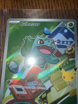 Pokemon First Partner Illustration Bulbasaur (37) Lot Of 2 - Image 4