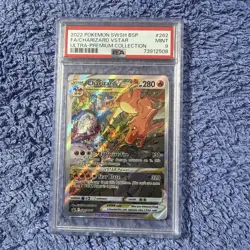 2022 POKEMON SWSH BLACK STAR PROMO #262 FA/CHARIZARD VSTAR ULTRA-PREMIUM PSA 9 - Image 1
