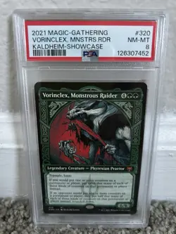 2021 MTG KALDHEIM 320 VORINCLEX, MONSTROUS RAIDER SHOWCASE - PSA 8 - Image 1